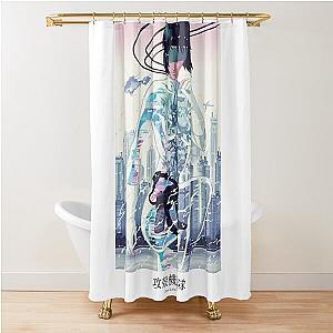 Ghost in the Shell by Kris Milkos Shower Curtain