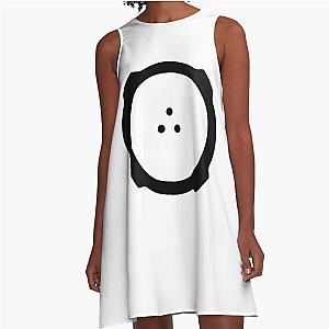 Ghost in the Shell Minimal Design Dark Version A-Line Dress