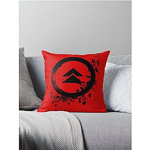Samurai design  Ghost of Tsushima logo Throw Pillow