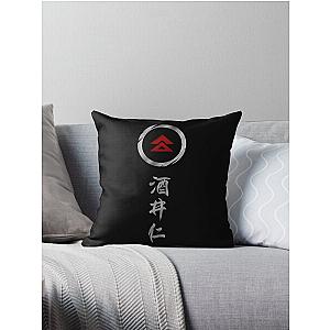 Jin Sakai - Ghost Of Tsushima - Kanji Logo - Streetwear Throw Pillow