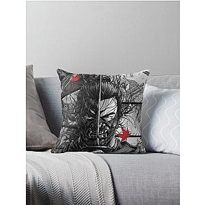 Ghost of Tsushima Classic T-Shirt.png Throw Pillow