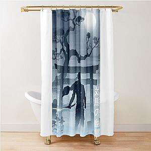 The Moon Of Tsushima Poster Shower Curtain