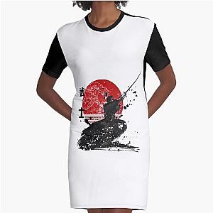 Samurai The Ghost Design Ghost of Tsushima Game Anime movie film brava Warriors Graphic T-Shirt Dress