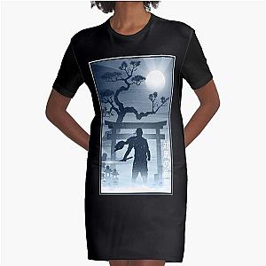 The Moon Of Tsushima Graphic T-Shirt Dress
