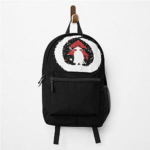 Ghost of Tsushima Ink-Red and White Backpack