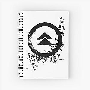 Samurai design  Ghost of Tsushima logo Spiral Notebook