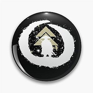 Ghost of Tsushima Ink-Gold and White Pin