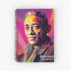 GIANCARLO ESPOSITO WPAP  POP ART STYLE Spiral Notebook