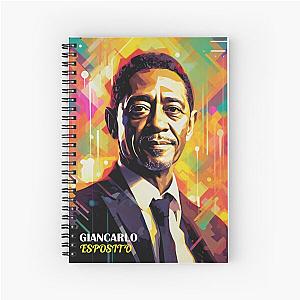 GIANCARLO ESPOSITO WPAP  POP ART STYLE Spiral Notebook