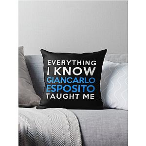 Giancarlo Esposito - Everything i know Throw Pillow