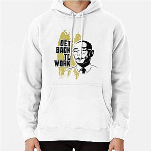 Breaking Bad Giancarlo Esposito as Gus Fring illustration and qoute graphic design by ironpalette Pullover Hoodie