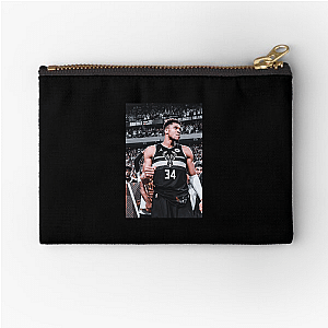 Giannis Ugo Antetokounmpo The Greek God Giannis Ugo Antetokounmpo Zipper Pouches