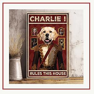 Pet Rules This House - custom Photo Wrapped Canvas - Website Brand