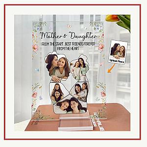 personalized Photo Mother &amp; Daughter - customized Acrylic Photo Plaque - Website Brand