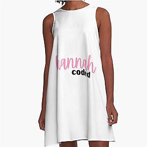 Hannah Berner Coded Giggly Squad A Line Dress