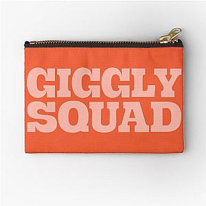 Giggly Podcast - Orange Zipper Pouch
