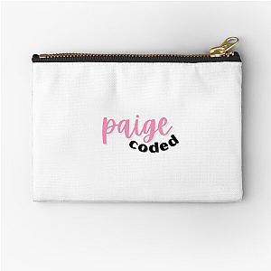 Paige DeSorbo Coded Squad Zipper Pouch