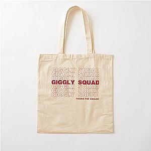 giggly squad merchandise Cotton tote bag