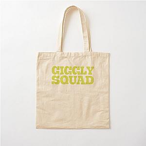 Giggly Pod Cast - Green Cotton Tote Bag