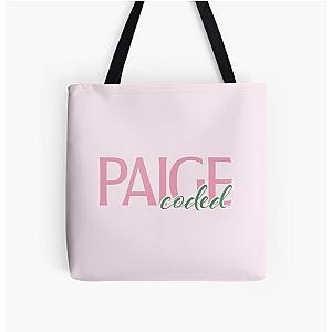 Paige Coded - Paige DeSorbo Giggly Squad All Over Print Tote Bag