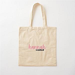 Hannah Berner Coded Giggly Cotton Tote Bag