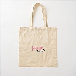 Paige DeSorbo Coded Cotton Tote Bag