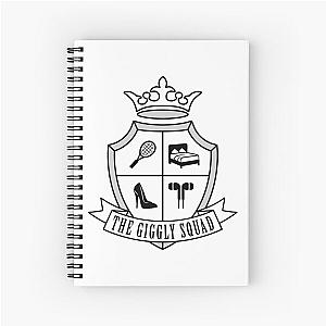 Giggly Squad Black Spiral Notebook