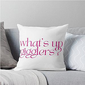 What's Up Giggler? Giggly Squad Throw Pillow