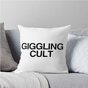 Giggly Cult Throw Pillow