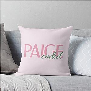 Paige Coded - Paige DeSorbo - Giggly Squad Throw Pillow