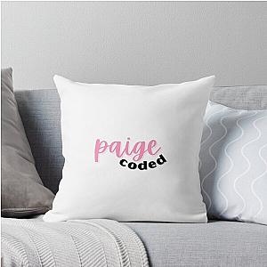 Paige DeSorbo Coded Crew Throw Pillow