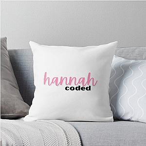 Hannah Berner Coded Giggly Squad Throw Pillow