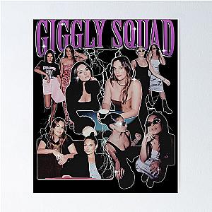 giggly squad merchandise poster