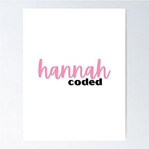 Hannah Berner Coded Giggly Poster