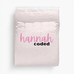 Hannah Berner Coded The Giggly Squad Duvet Cover