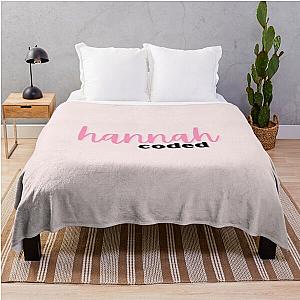 Hannah Berner Coded Giggly Squad Throw Blanket