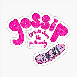 Giggly Squad Gossip to take down the patriarchy sticker