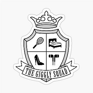 Giggly Squad Black Sticker