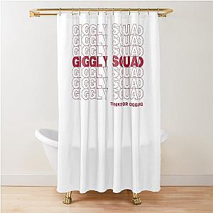 giggly squad merch Shower Curtain