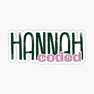 Hannah Coded - Hannah Berner - Giggly Squad Sticker -> Hannah Coded - Hannah Berner - Giggly Squad