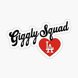 Giggly Squad merch sticker