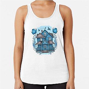 The Girls Blue House - Flowers - Gilmore Racerback Tank Top