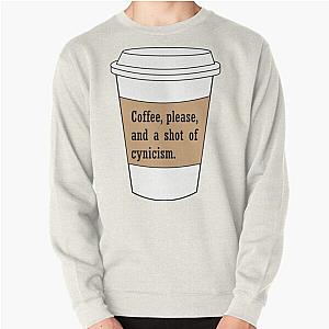 Gilmore Girl Coffee Cynicism Quote Pullover Sweatshirt