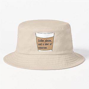 Gilmore Girl Coffee Cynicism Quote Bucket Hat