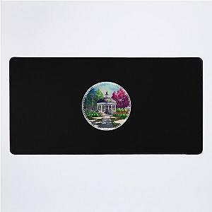 Gazebo at Town Square - Spring - Blue Sky II - Gilmore Desk Mat