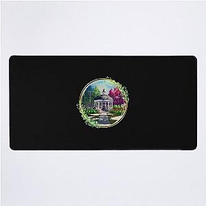 Gazebo at Town Square - Spring - Blue Sky III - Gilmore Desk Mat