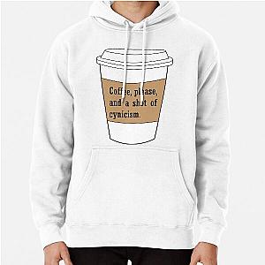 Gilmore Girl Coffee Cynicism Quote Pullover Hoodie