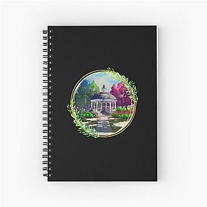 Gazebo at Town Square - Spring - Blue Sky III - Gilmore Spiral Notebook