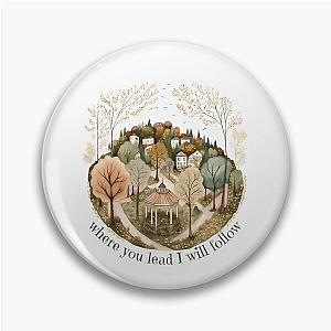 Where you lead - Gazebo - Watercolor art - Gilmore Pin