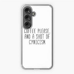 Coffee And Cynicism Gilmore Quote Samsung Galaxy Soft Case